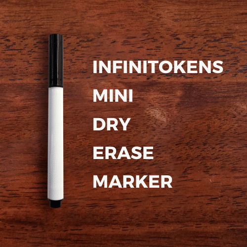 Infinitokens Mini Dry Erase Marker Black image 0